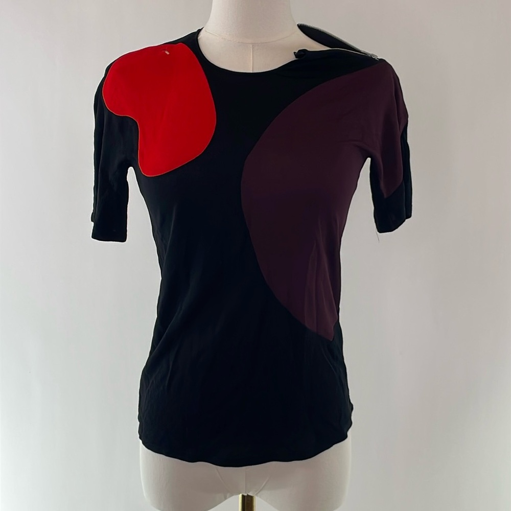 Tory Burch Colorblock Knit Top, 0 - Picture 6 of 12